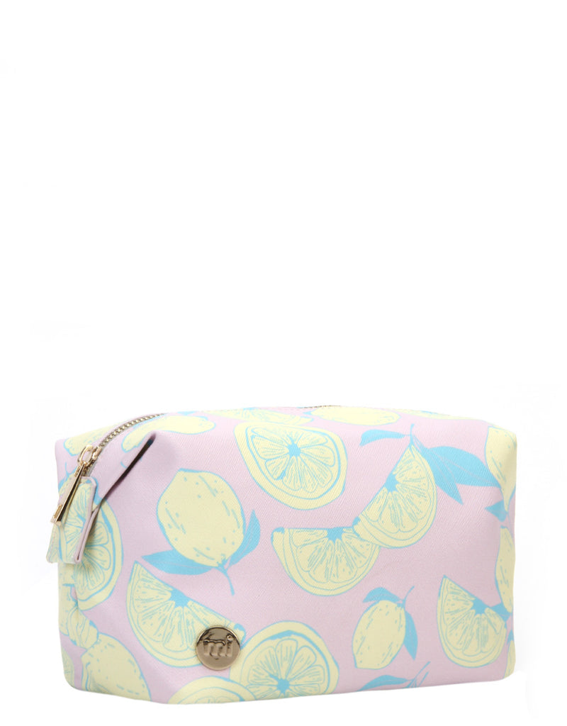 Mi-Pac Gold Wash Bag - Citrus Pop Pink