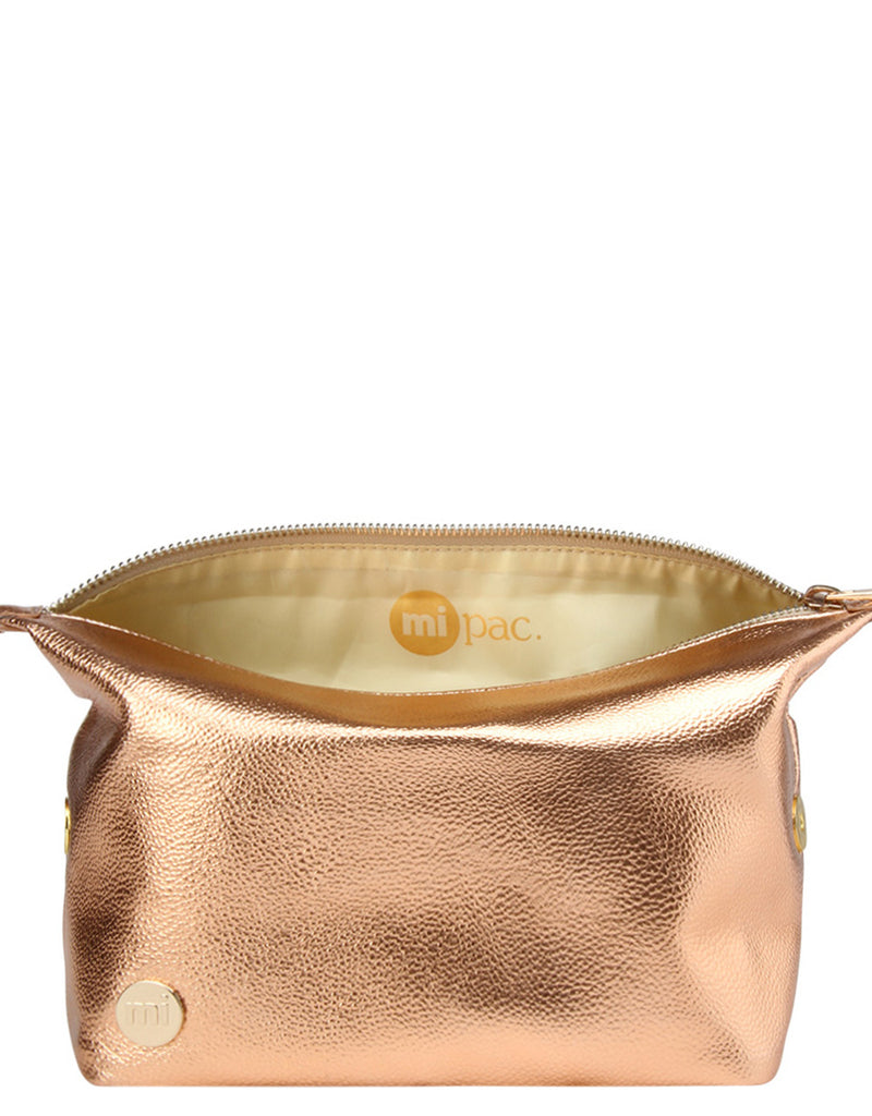 Mi-Pac Gold Wash Bag - Metallic Rose Gold