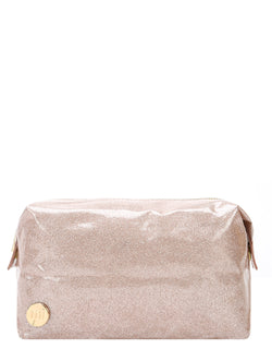 Mi-Pac Gold Wash Bag - Glitter Champagne