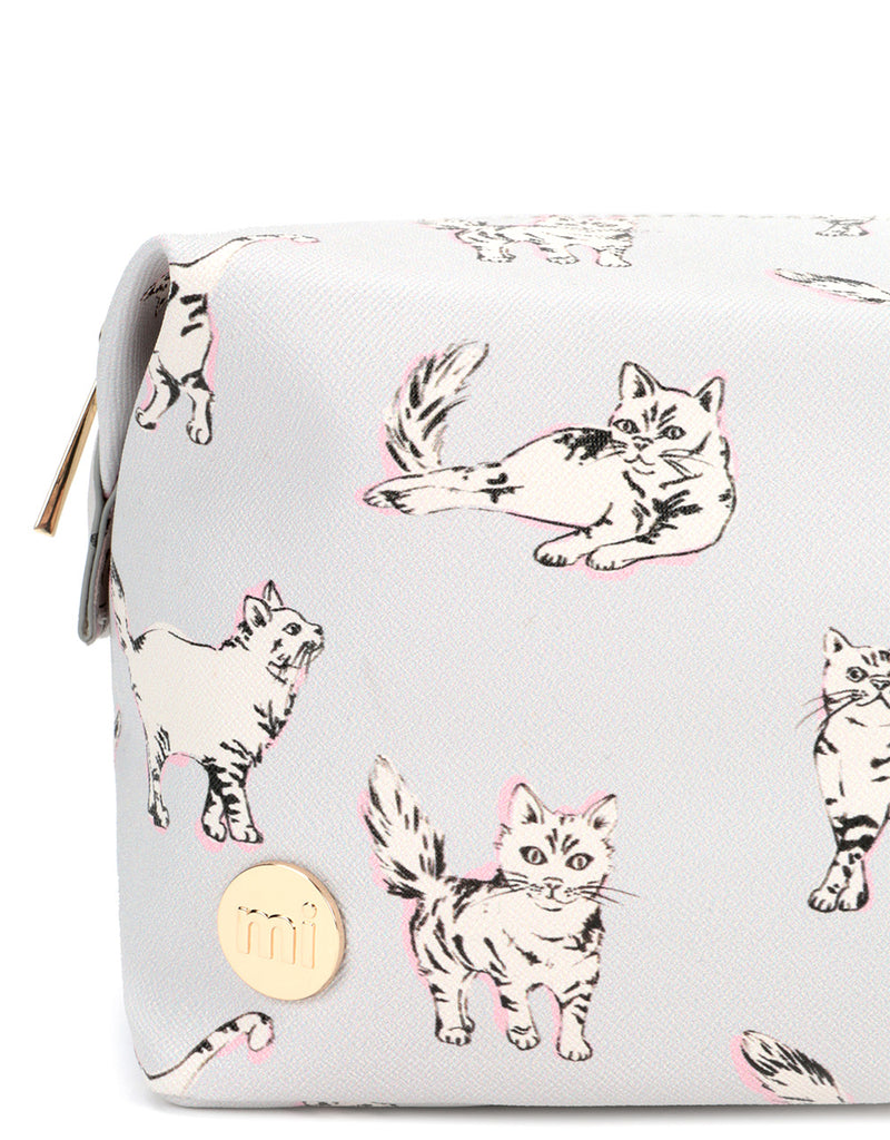 Mi-Pac Wash Bag  - Cats Light Grey