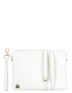 Mi-Pac Gold Clutch - Tumbled White