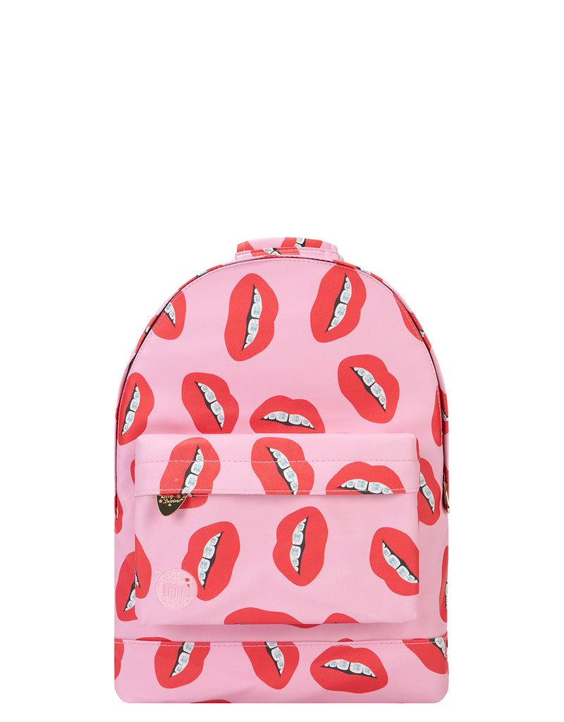 Mi-Pac x Tatty Devine Gold Mini Backpack - Dental Bling Pink