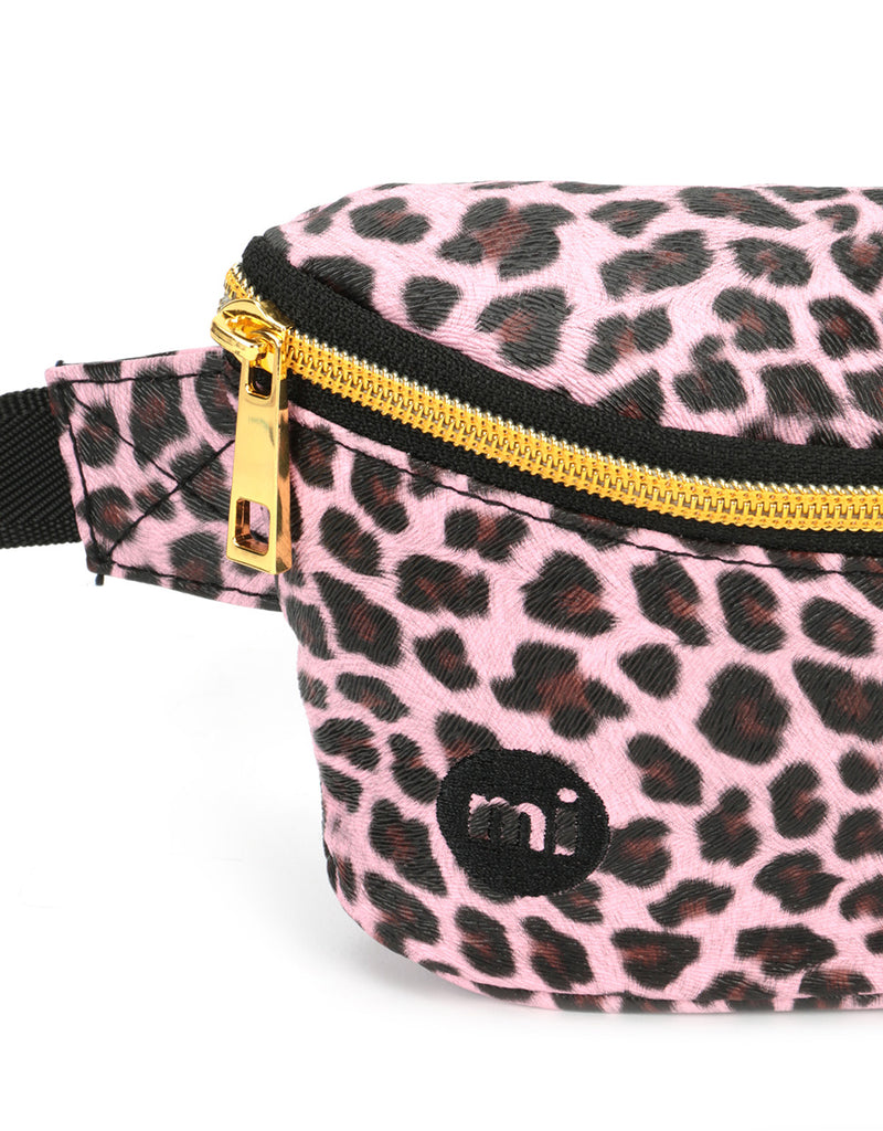 Mi-Pac Gold Bum Bag - Cheetah Pink