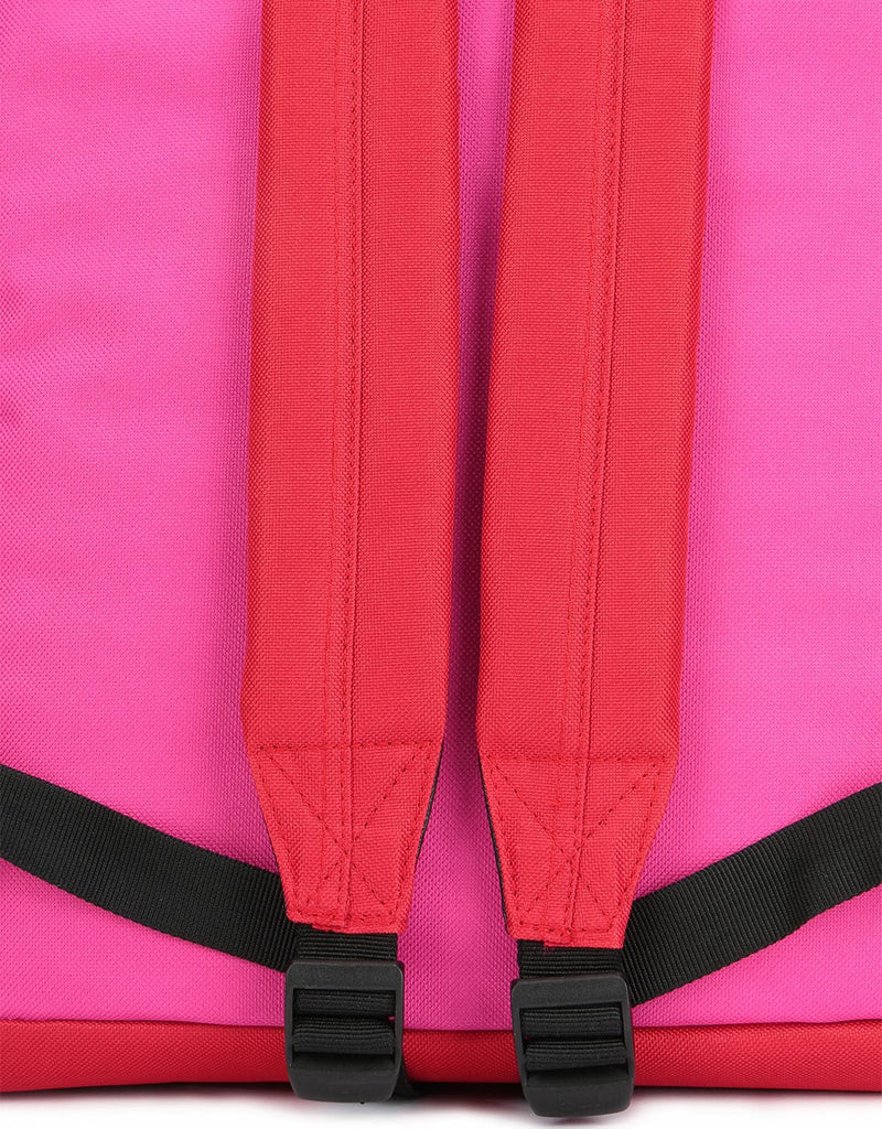 Mi-Pac Colour Block Backpack - Begonia Pink/Red