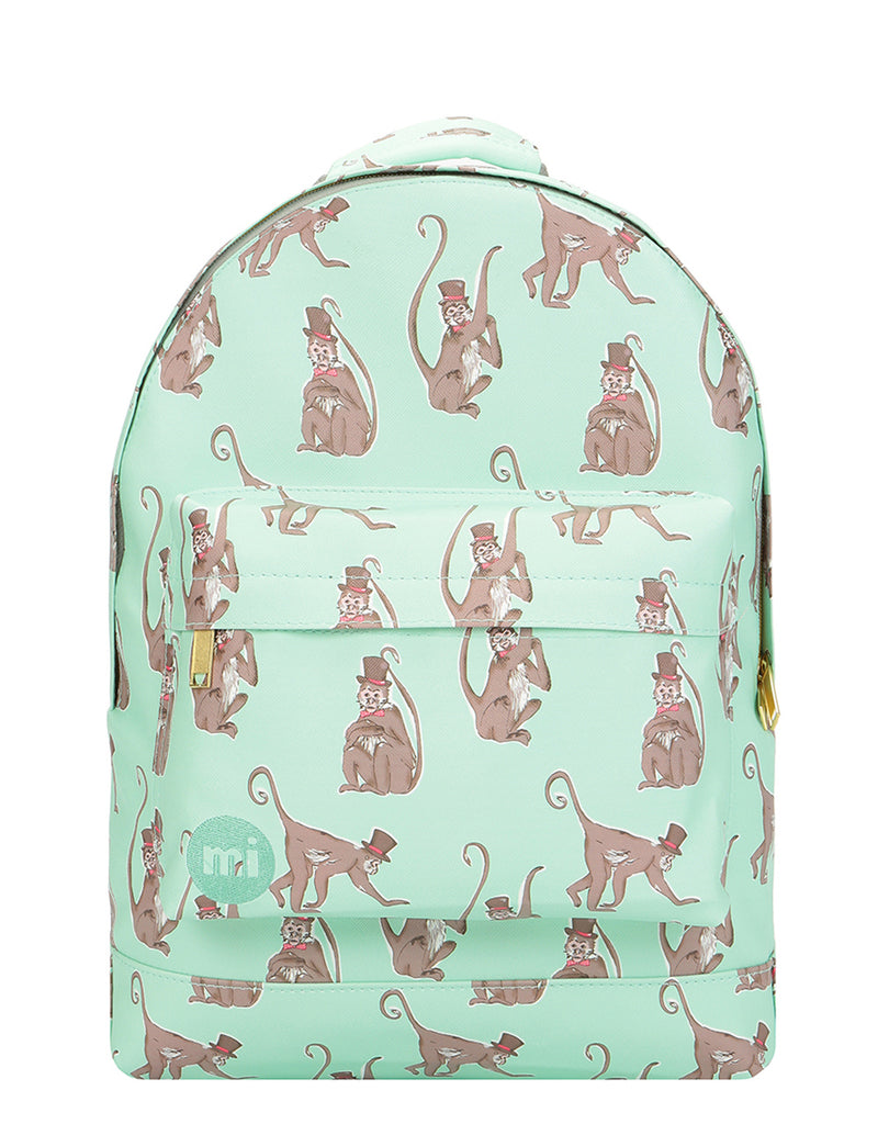 Mi-Pac Monkeys Backpack - Mint
