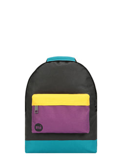 Mi-Pac Colour Block Mini Backpack - Black/True Plum