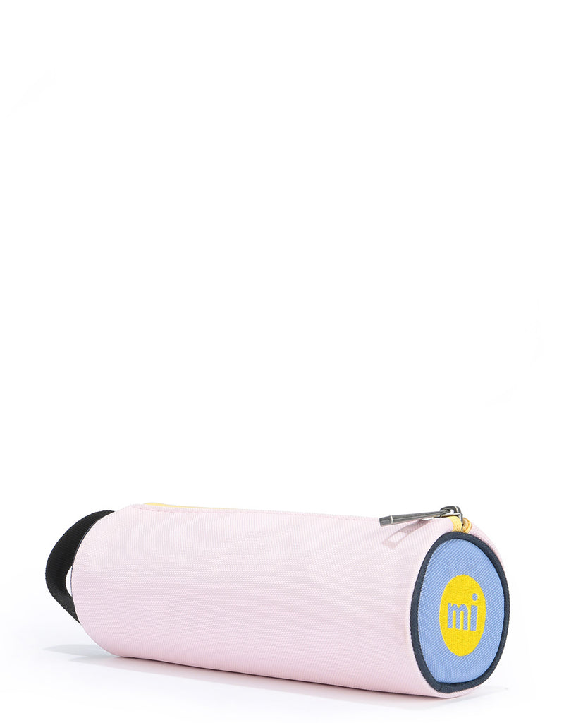 Mi-Pac Colour Block Pencil Case - Blush/Cornflower Blue