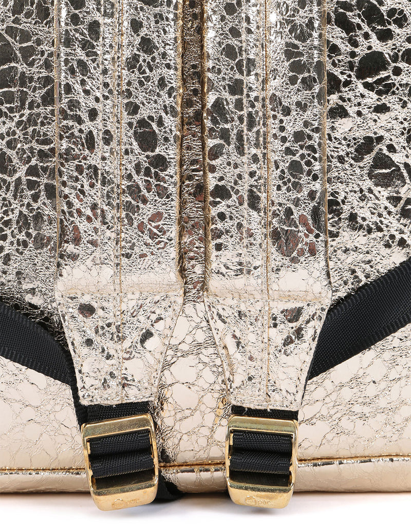 Mi-Pac Gold Backpack - Metallic Gold Leaf