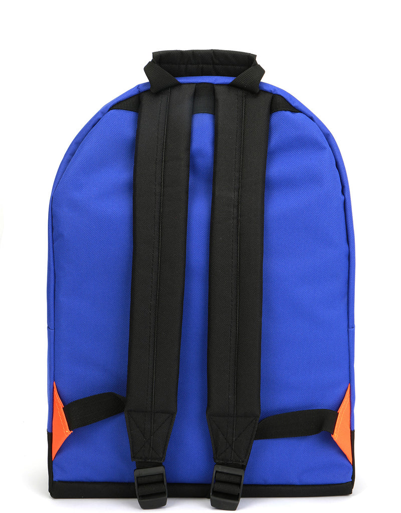 Mi-Pac Colour Block Backpack - Electric Blue/Grey