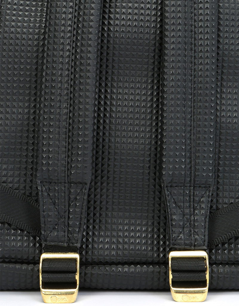Mi-Pac Gold Microprism Mini Backpack - Black