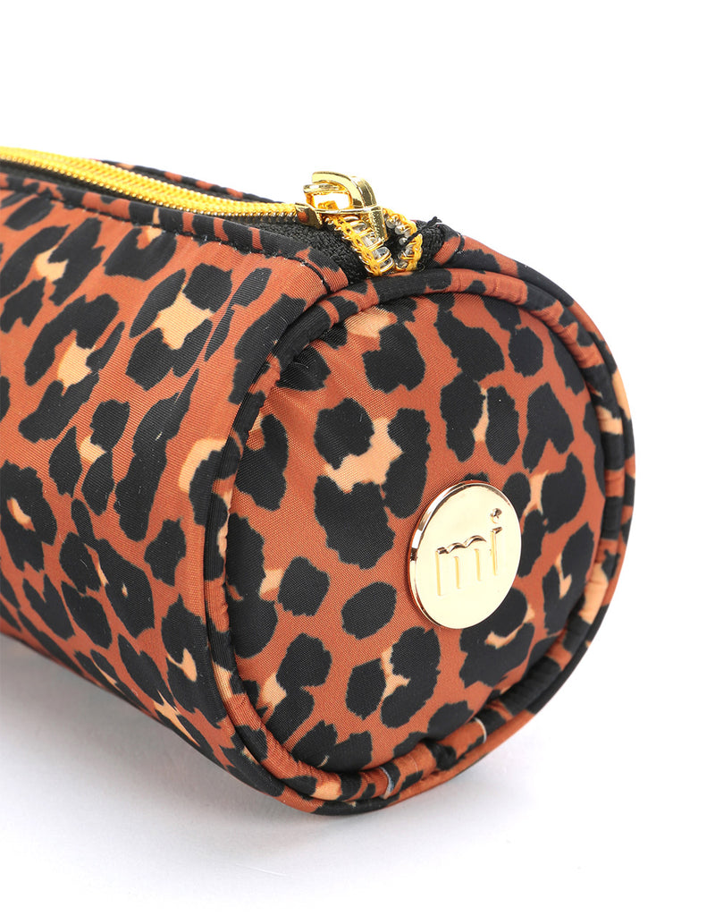 Mi-Pac Gold Nylon Pencil Case - Leopard