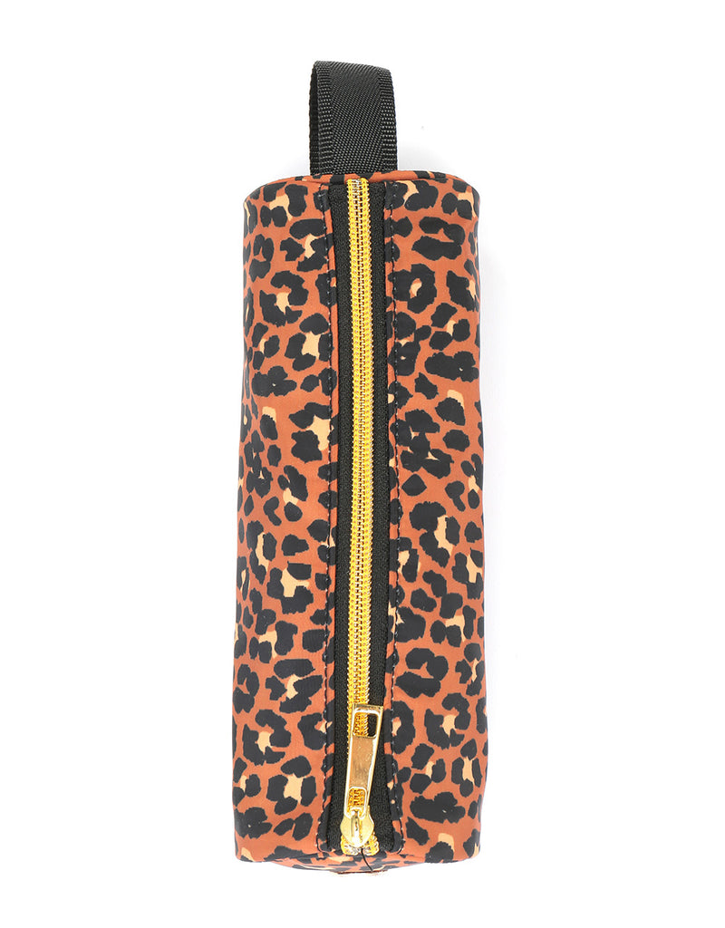 Mi-Pac Gold Nylon Pencil Case - Leopard