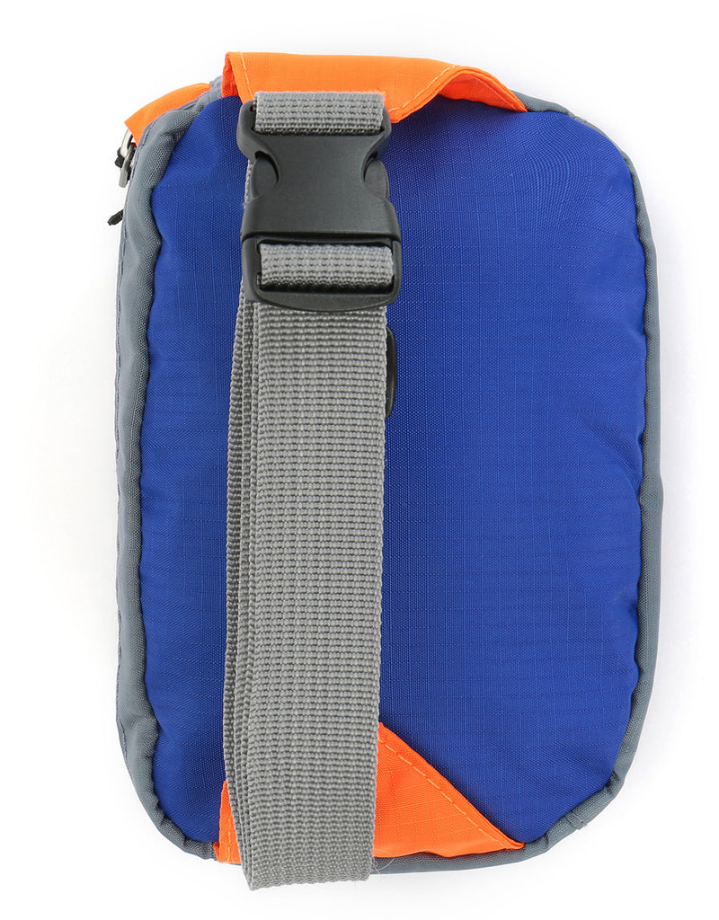 Mi-Pac Nylon Ripstop Hip Pack - Blue/Orange/Grey