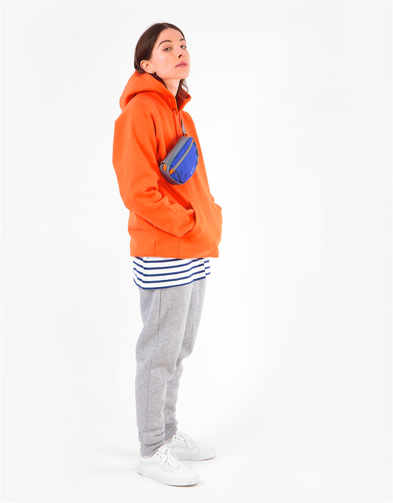Mi-Pac Nylon Ripstop Hip Pack - Blue/Orange/Grey