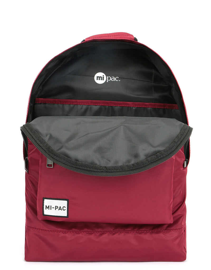 Mi-Pac Nylon Backpack - Burgundy