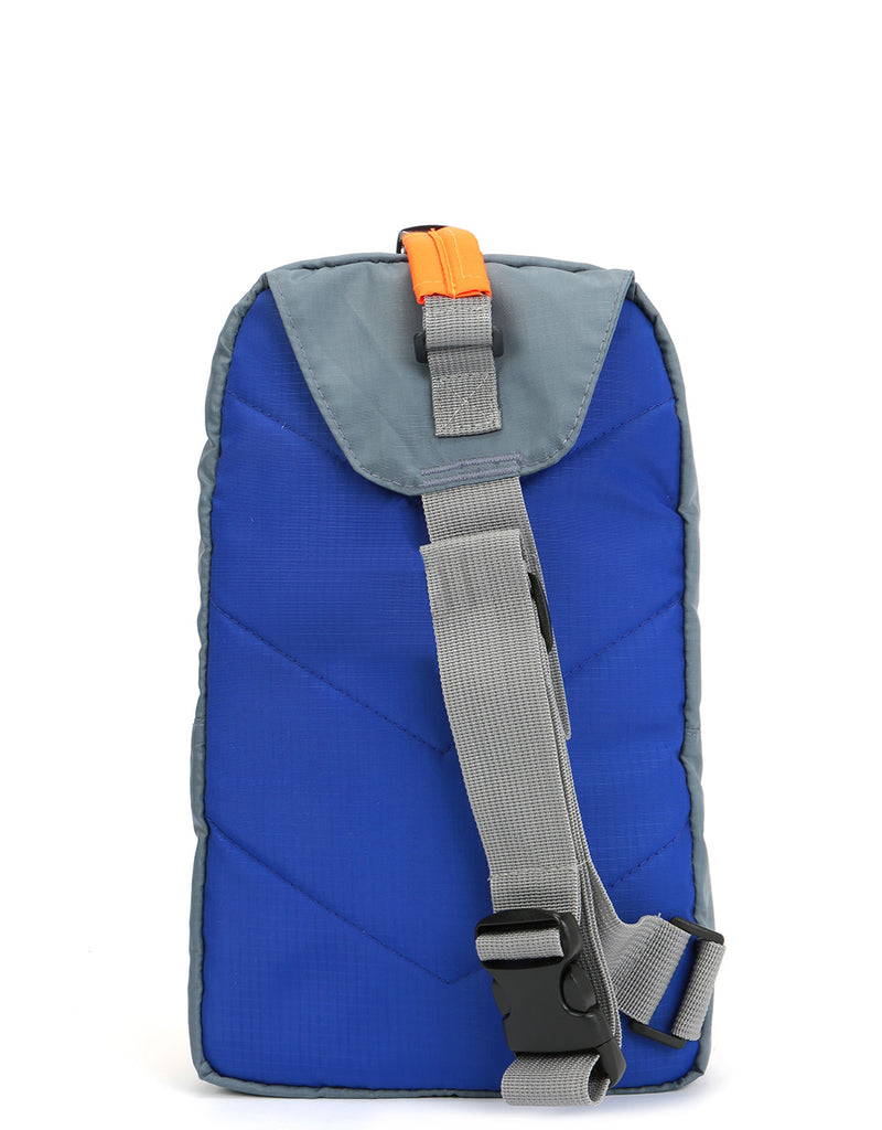 Mi-Pac Nylon Ripstop Task Bag - Blue/Grey/Orange